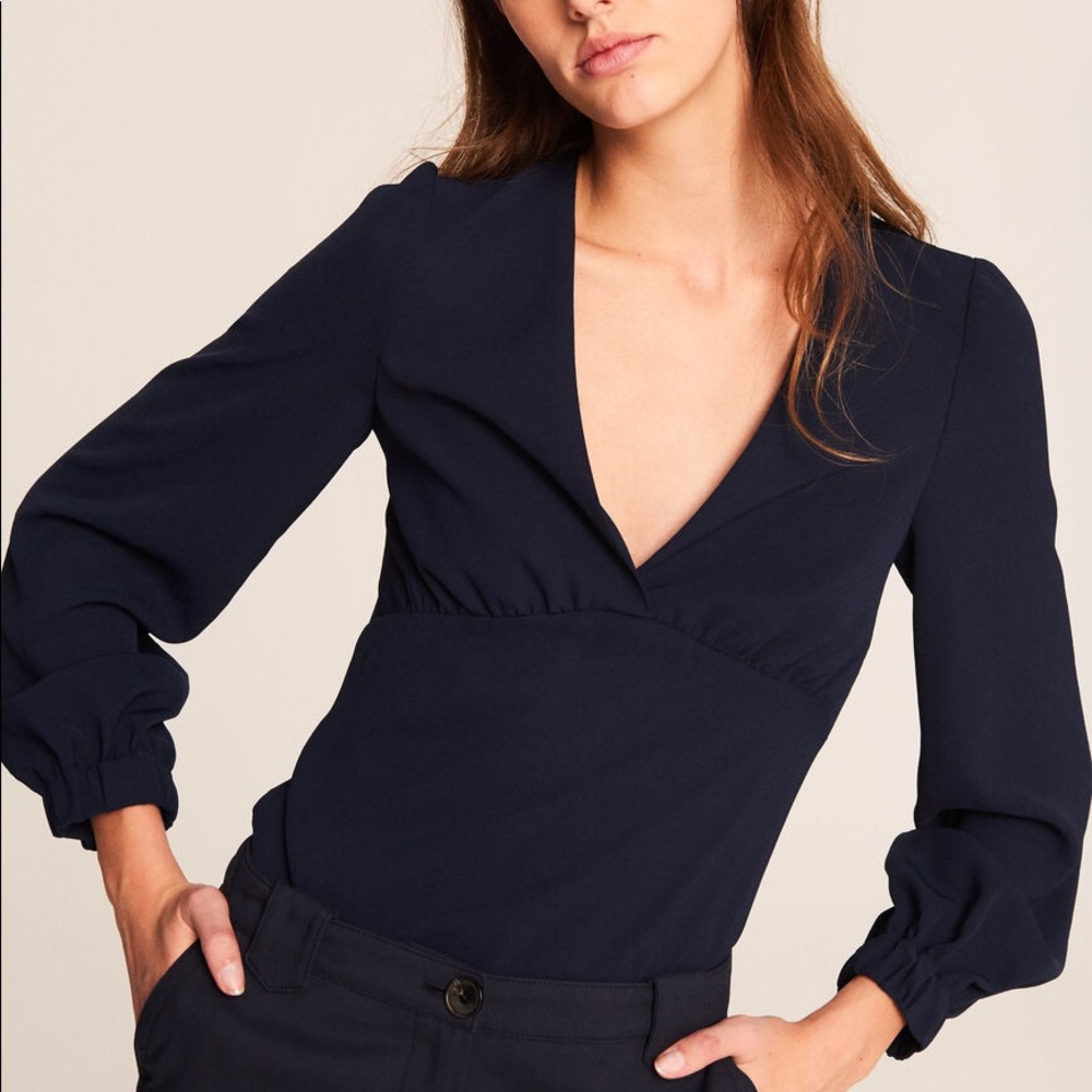 NWT BA&SH Mwetty Blouse